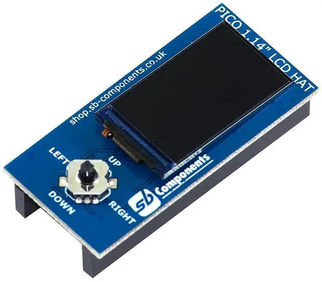 Alt view image 4 of 5 - sb components Raspberry Pi Pico Board with Pico 1.14inch LCD HAT Pico LCD Display Board Module for RPi Pico, Raspberry Pi Pico Kit