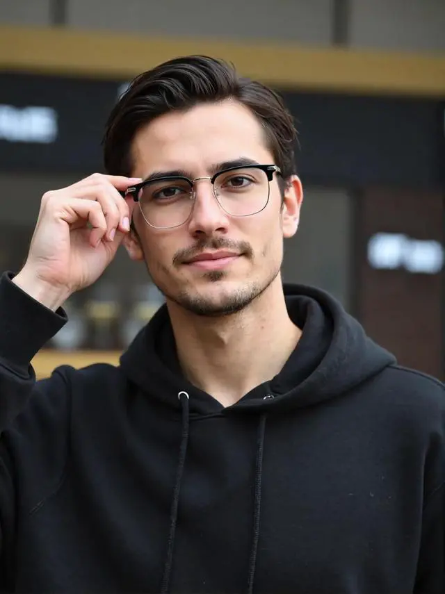 Alt view image 4 of 5 - HOKETOP Blue Light Blocking Glasses for Women/Men Anti-Fatigue Computer Monitor Gaming Glasses Prevent Headaches Glasses, Arrow Browline Silver/Black