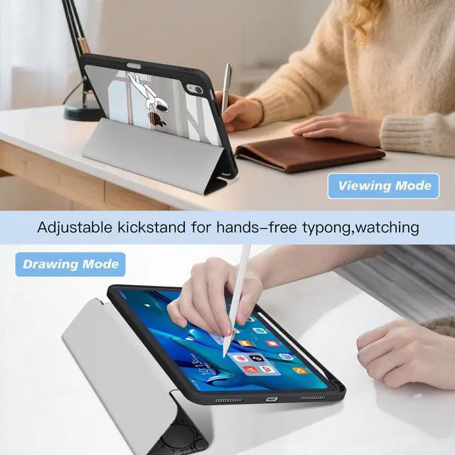 Alt view image 5 of 5 - CISSOOK Compatible with iPad (A16) 11th Generation Case 11 Inch 2025 Release, for iPad 10th Generation 10.9 Inch 2022, Protective Shell with Pencil Holder, Astronaut