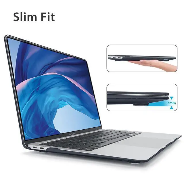 Alt view image 4 of 5 - HOHAIYOO Compatible with MacBook Pro 13 inch Case M2 2024 2023 2022-2016 A2338 M1 A2251 A2289 A2159 A1989 A1706, Plastic Hard Shell Case & Keyboard Cover & Screen Protector &Webcam Cover, Bows-b