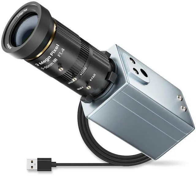 Main image of CIRICO UltraCam C280 4K UHD Camera, 16MP, 10X Optical Zoom, Manual Lens, 110° FOV, USB Video Microscope for PC, Laptop, Monitor, TV