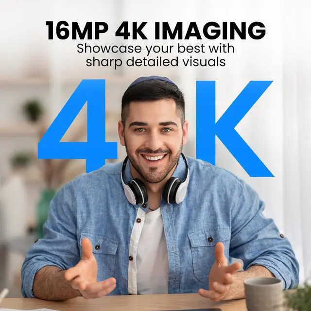 Alt view image 4 of 5 - CIRICO UltraCam C280 4K UHD Camera, 16MP, 10X Optical Zoom, Manual Lens, 110° FOV, USB Video Microscope for PC, Laptop, Monitor, TV