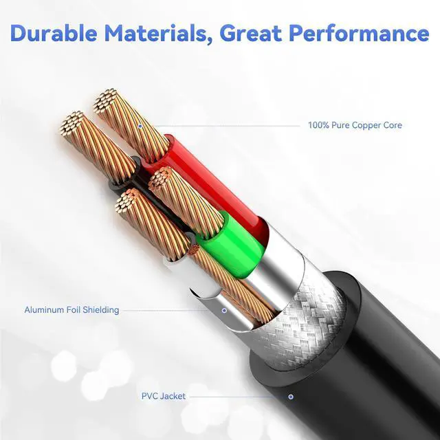 Alt view image 3 of 5 - USB Extender Cord 5FT(10 Pack), USB 2.0 Extension Cable, USB A Male to Female, Compatible for USB Flash Drive, Hard Drive, Card Reader, Webcam, Printer, Keyboard, Mouse, Playstation, Xbox, VR Headset