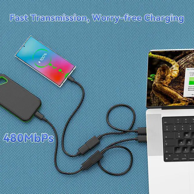 Alt view image 2 of 5 - USB Extender Cord 5FT(10 Pack), USB 2.0 Extension Cable, USB A Male to Female, Compatible for USB Flash Drive, Hard Drive, Card Reader, Webcam, Printer, Keyboard, Mouse, Playstation, Xbox, VR Headset