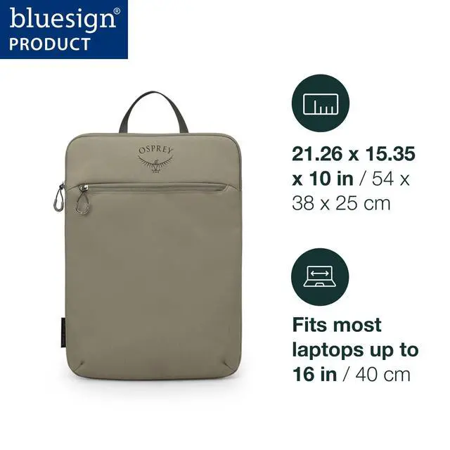 Alt view image 2 of 5 - Osprey Daylite 16-Inch Laptop Sleeve, Black