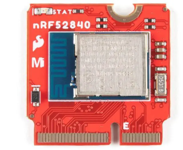 Alt view image 2 of 5 - SparkFun MicroMod nRF52840 Processor - Modular Interface Ecosystem That Connects nRF52840 microcontroller/Processor Board to Various/Carrier Board peripherals