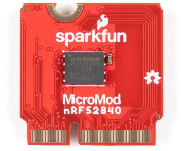 Alt view image 3 of 5 - SparkFun MicroMod nRF52840 Processor - Modular Interface Ecosystem That Connects nRF52840 microcontroller/Processor Board to Various/Carrier Board peripherals