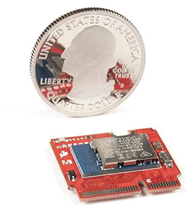 Alt view image 4 of 5 - SparkFun MicroMod nRF52840 Processor - Modular Interface Ecosystem That Connects nRF52840 microcontroller/Processor Board to Various/Carrier Board peripherals