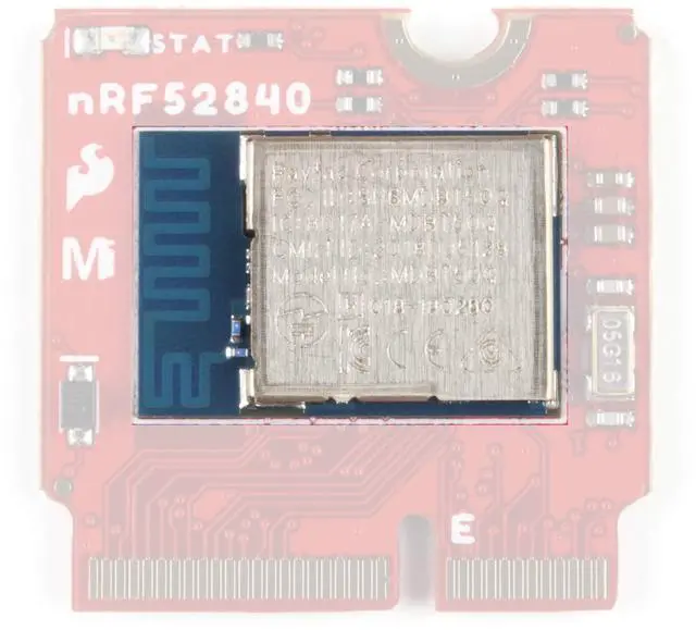 Alt view image 5 of 5 - SparkFun MicroMod nRF52840 Processor - Modular Interface Ecosystem That Connects nRF52840 microcontroller/Processor Board to Various/Carrier Board peripherals