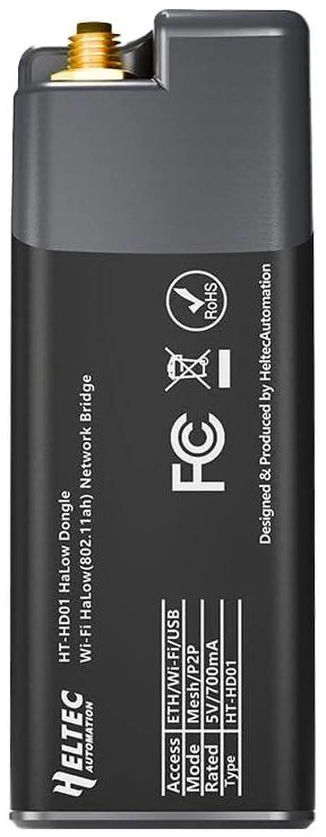 Alt view image 3 of 5 - Wi-Fi HaLow Dongle IEEE 802.11ah Protocol 1km Ultra-Long-Range Wi-Fi or Ethernet Cable Lower Power Consumption Wireless Network Bridge 902-928MHz (AP Mode-1Pc)
