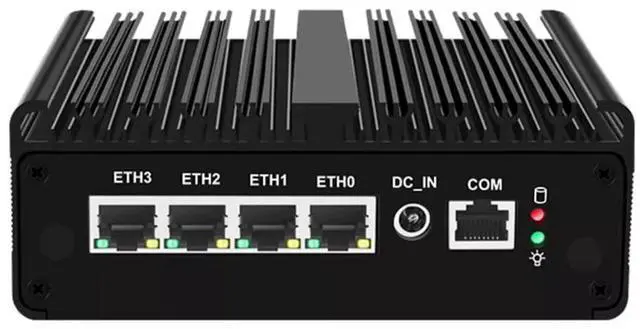 Main image of AdvanElink Micro Firewall N150 (Upgraded N100), Quad Cores Low-Power Fanless Mini PC, 4 x 2.5GbE i226 LAN, RJ45 COM, 8GB DDR5 128GB SSD, WiFi/4G/3G SIM Slot