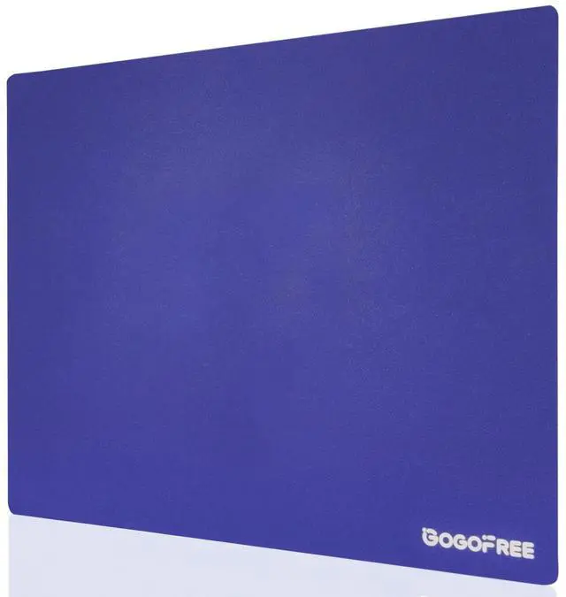 Main image of Glass Mousepad with Hard Surface for Gaming, Ultra Smooth Mouse Mat, Water-Resistant Large Mouse Pad Precision Speed Control for Esport Games/Office, Blue XL(15.7×19.6)