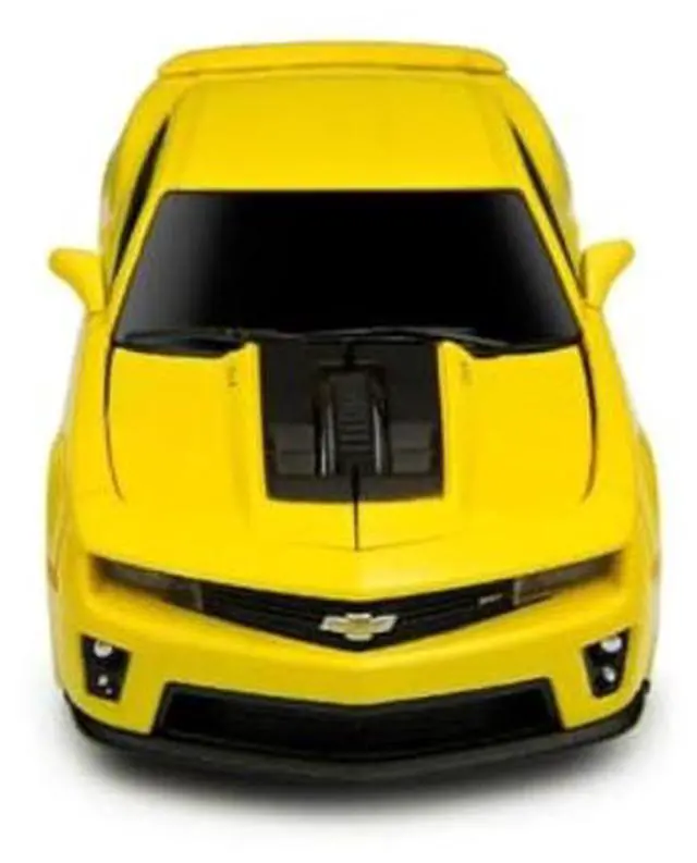 Alt view image 2 of 5 - Certified Wireless Computer Mouse - Computer Accessories - Yellow Wirelesss Mouse, Sports Car Design with White LED Lights - Style #C95903