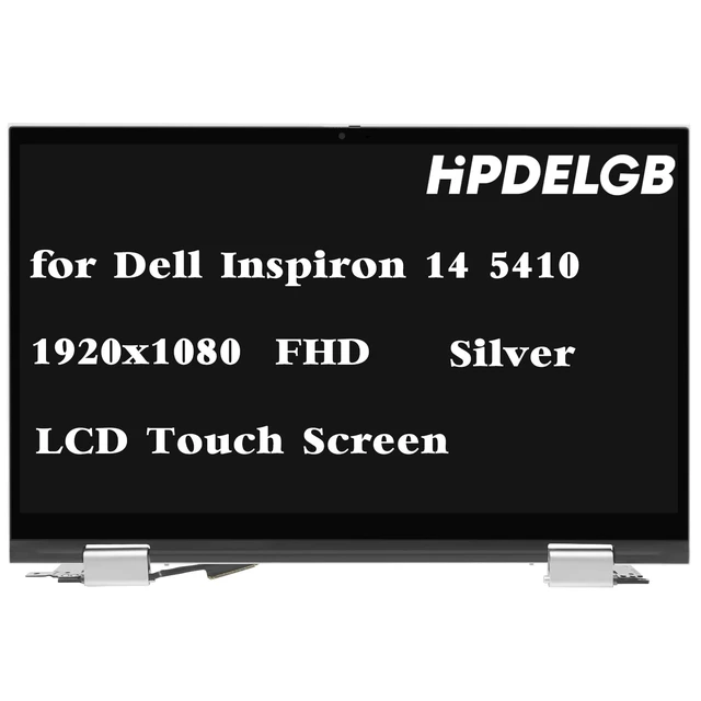 Alt view image 2 of 5 - HPDELGB Replacement for Dell Inspiron 14 5410 2-in-1 LCD Display Touch Screen Digitizer Assembly Silver FHD 1920x1080 14.0"