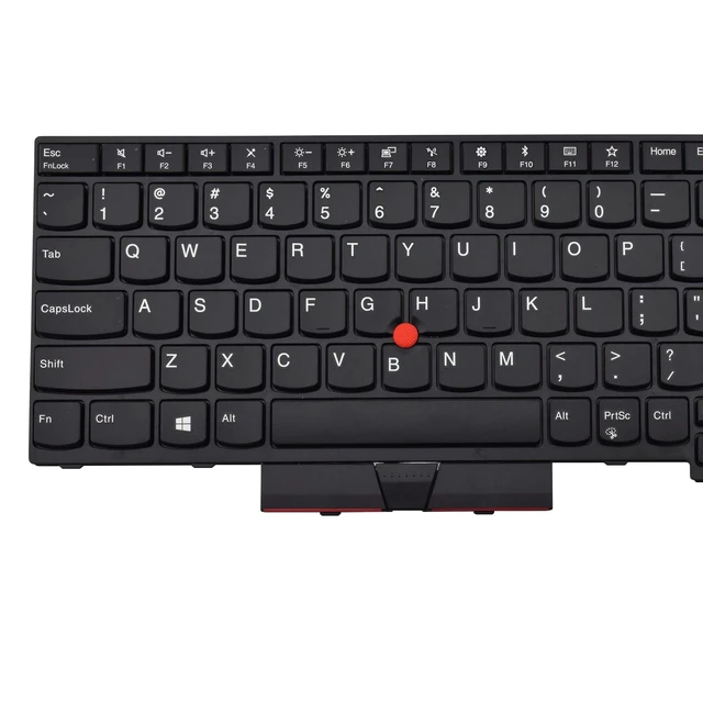 Alt view image 4 of 5 - SUNMALL Replacement Keyboard Compatible with Lenovo IBM ThinkPad P51S P52S T570 T580 P/N: 01HX259 01HX219 SN20P41521 with Frame and Trackpoint(Non-Backlit)
