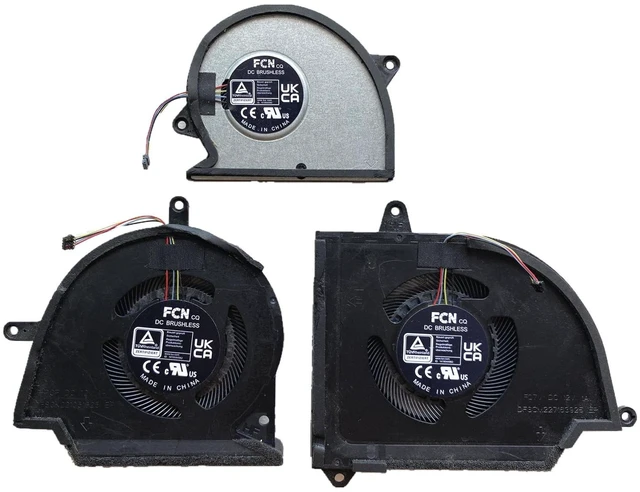 Main image of Xrifinmi New Cooling Fan CPU+GPU+Small Fan for Laptop Compatible with ASUS ROG Flow 16 X16 Zephyrus NR2203 GV601 GV601R GV601RM GV601RW FPCF FQ7V FQBC DFSCK221051825 DFS5J129134524 DFSCM227163925