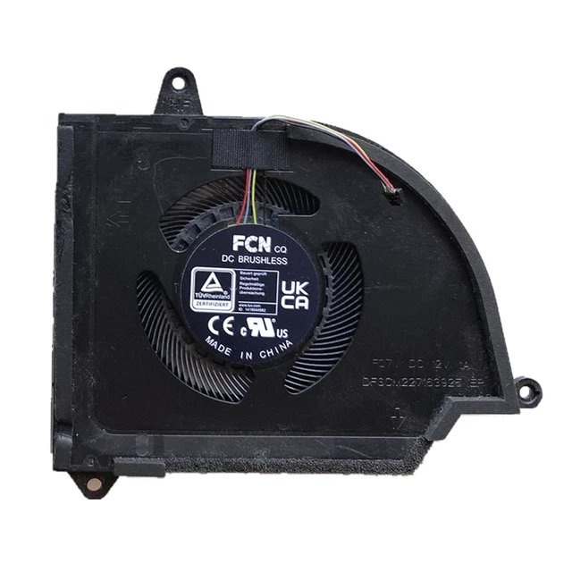 Alt view image 5 of 5 - Xrifinmi New Cooling Fan CPU+GPU+Small Fan for Laptop Compatible with ASUS ROG Flow 16 X16 Zephyrus NR2203 GV601 GV601R GV601RM GV601RW FPCF FQ7V FQBC DFSCK221051825 DFS5J129134524 DFSCM227163925