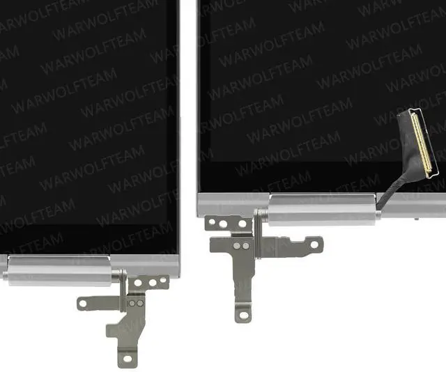 Alt view image 3 of 5 - WARWOLFTEAM 17.3inch Compatible with Dell Inspiron 17 7706 2-in-1 P98F P98F001 06MWPG 7TD3M 2560 x 1600 QHD+ LCD LED Touch Screen Replacement Whole Hinge-up Assembly(Silver)