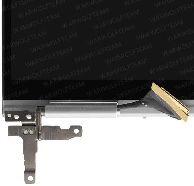 Alt view image 4 of 5 - WARWOLFTEAM 17.3inch Compatible with Dell Inspiron 17 7706 2-in-1 P98F P98F001 06MWPG 7TD3M 2560 x 1600 QHD+ LCD LED Touch Screen Replacement Whole Hinge-up Assembly(Silver)