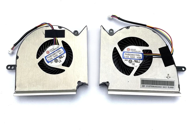 Main image of Bestparts New CPU+GPU Cooling Fan Replacement for MSI GE75 GP75 GL75 WE75 VR MS-17E2 PABDD06015SL N414 N417 N384