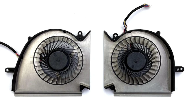 Alt view image 2 of 4 - Bestparts New CPU+GPU Cooling Fan Replacement for MSI GE75 GP75 GL75 WE75 VR MS-17E2 PABDD06015SL N414 N417 N384