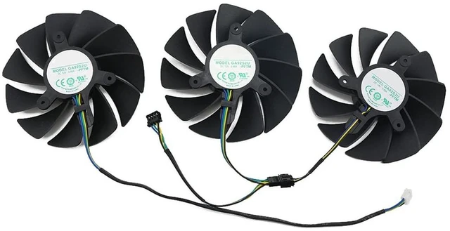 Main image of NNL GA92S2U 4PIN GPU RTX3080 RTX3090 Cooling Fan for ZOTAC GeForce RTX 3070 Ti 3080 3090 Trinity OC Graphic Video Card Fans (3PCS)