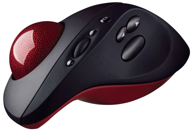 Alt view image 3 of 3 - Logitech Wireless Optical TrackMan Trackball