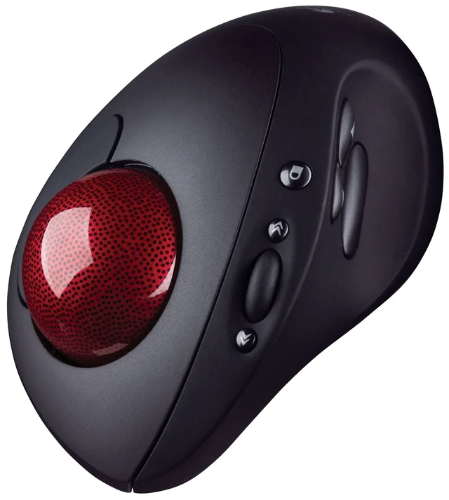 Alt view image 2 of 3 - Logitech Wireless Optical TrackMan Trackball