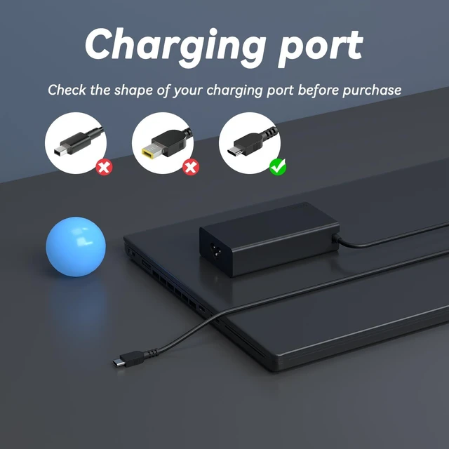 Alt view image 3 of 5 - OSISZI 140W 135W USB C Charger 20V 7A Compatible with Lenovo Slim Pro