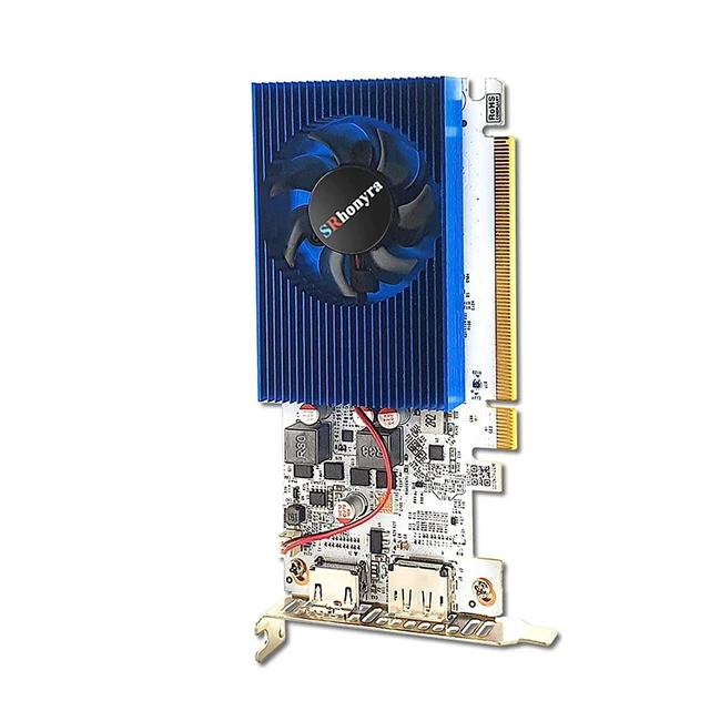 Alt view image 3 of 5 - SRhonyra GT 1030 4GB Low Profile Graphics Card