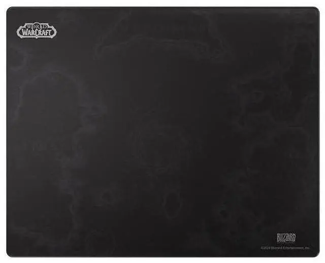 Blizzard Official Game Mouse Pad of Wow, Tempered Glass Material, Office & Home, Non-Slip Rubber Base, Special Glass Surface for Top Accuracy and Speed, Easy to Clean (The Azeroth Black)