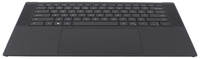 Alt view image 2 of 5 - ApplianPar Black Upper Case Palmrest Cover with Backlit Keyboard and Touchpad CYJV4 for Dell XPS 15 9520 9530