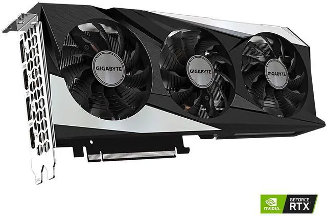 Alt view image 4 of 5 - GIGABYTE GeForce RTX 3060 Gaming OC 12G (REV2.0) Graphics Card, 3X WINDFORCE Fans, 12GB 192-bit GDDR6, GV-N3060 Video Card