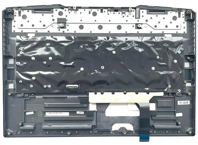 Alt view image 2 of 5 - wzqrps New Replacement for MSI 9S7-17K314 GE76 Raider 11UG/11UH/11UE(MS-17K3) Laptop Upper Case Palmrest Full Colorful Backlit Keyboard Assembly Part MS-17K1 3077K1A421 MS-17K2 3077K1A421Y Blue