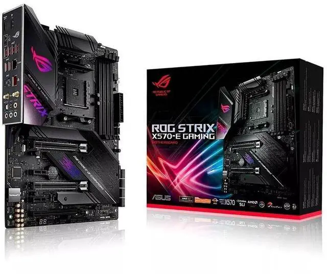 Main image of ASUS ROG Strix X570-E Gaming ATX Motherboard- PCIe 4.0, Aura Sync RGB Lighting, 2.5 Gbps and Intel Gigabit LAN, WiFi 6 (802.11Ax), Dual M.2 Heatsinks
