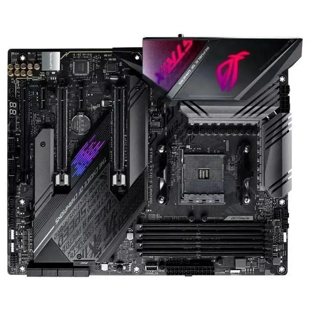 Alt view image 5 of 5 - ASUS ROG Strix X570-E Gaming ATX Motherboard- PCIe 4.0, Aura Sync RGB Lighting, 2.5 Gbps and Intel Gigabit LAN, WiFi 6 (802.11Ax), Dual M.2 Heatsinks