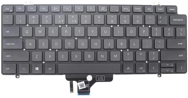 Main image of New Replacement Keyboard for Dell Latitude 7410 14-7410 2-in-1 Laptop Keyboard Backlit US 0PWCJY PWJCY 0GMM47 GMM47