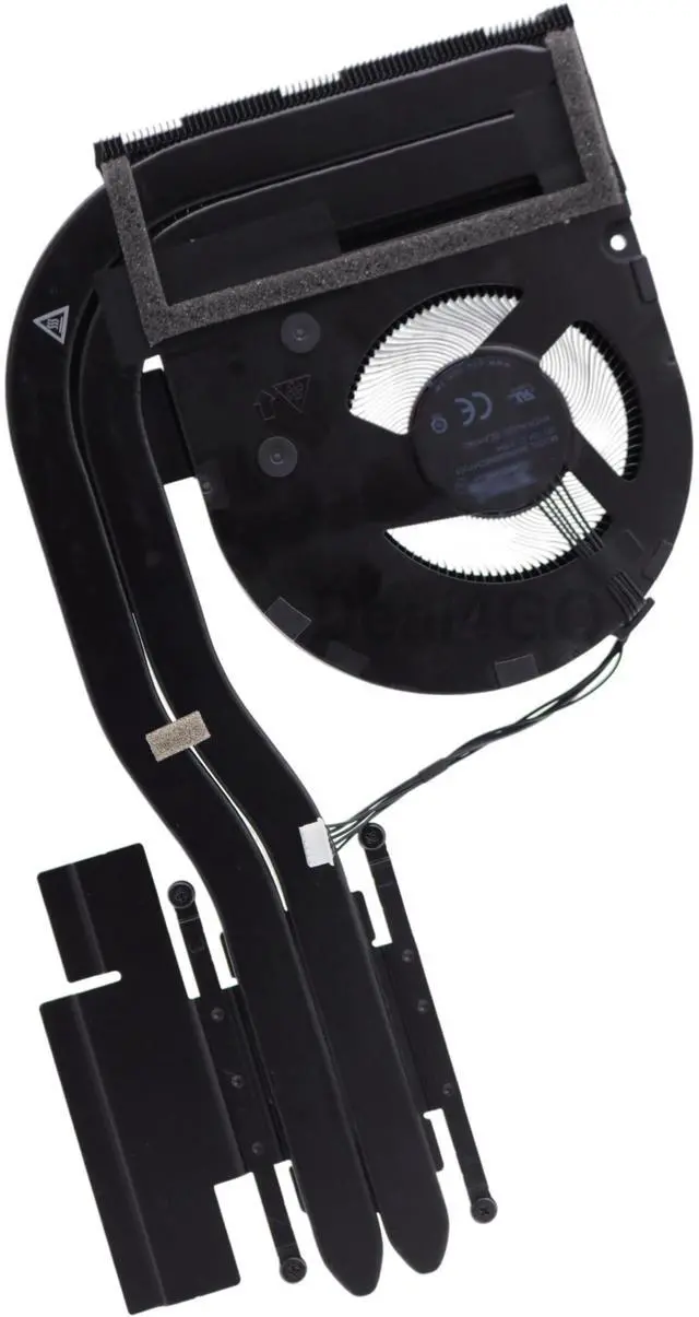Alt view image 4 of 5 - Deal4GO CPU Cooling Fan & Heatsink Module 5H41B77310 5H41B77311 Replacement for Lenovo Thinkpad P15v T15p Gen 3 with Intel CPU (UMA)
