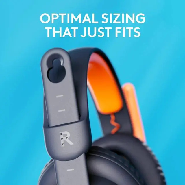 Alt view image 3 of 5 - Logitech Zone Learn Wired Headsets for Learners, Comfortable and Adjustable fit for Kids, Replaceable Accessories, Mic, 3.5mm AUX and USB-C, for Windows/macOS/iPadOS/Android/Mobile