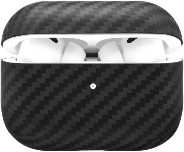 Main image of Latercase for AirPods Pro 2 ^^ Ultra-Thin 0.6mm Aramid Fiber Case ^^ Lightweight 6g Hard Shell Slim Protective Cover ^^ Wireless Charging Compatible ^^ Matte Non-Slip Grip ^^ Carbon F
