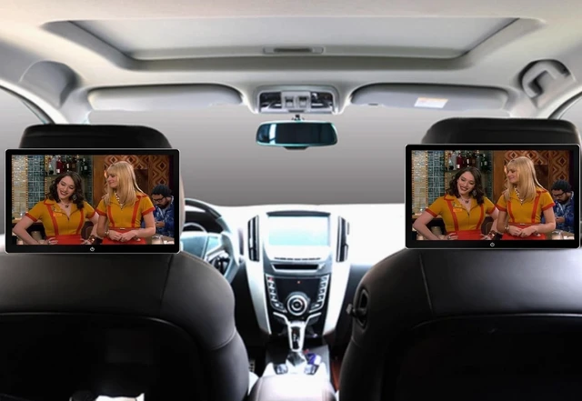 Alt view image 2 of 5 - NOAUKA 10.1 Inch 4K Android 13 Car TV Headrest Monitor for Cars Back seat,Support Phone Wireless Mirror Link Touch Screen,HDMI Input,USB/SD Card Tablet Portable Multi-Media Video Player,WiFi,2+