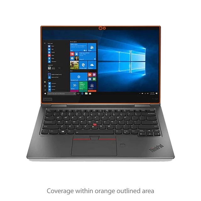 Alt view image 2 of 5 - BoxWave Screen Protector Compatible With Lenovo X1 Yoga Gen 4 (14 in) - ClearTouch Crystal (2-Pack), HD Film Skin - Shields From Scratches