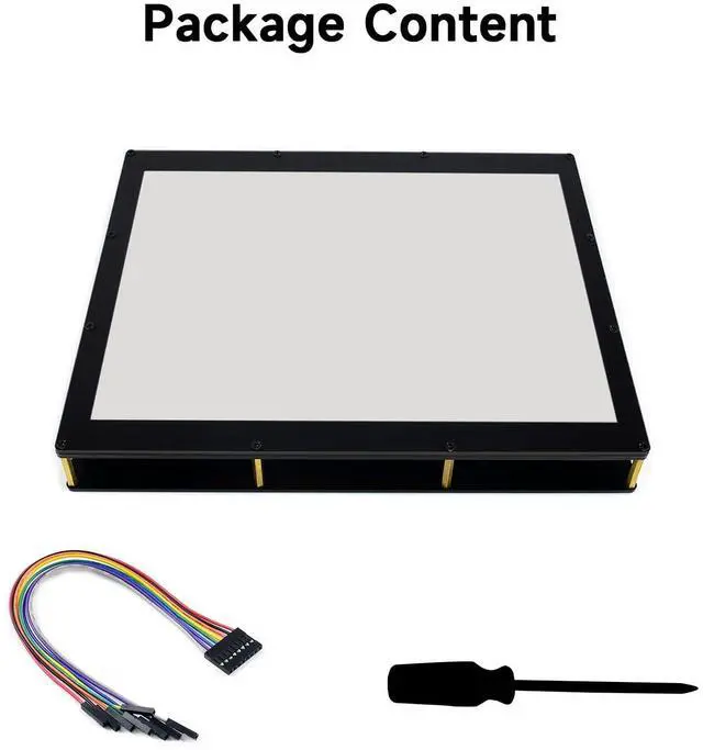 Alt view image 2 of 5 - waveshare 12.48inch E-Ink Display Module 1304984 Resolution Red/Black/White Three-Color Compatible with Raspberry Pi 4B/3B+/3A+/2B/B+/A+/Zero/Zero W/WH/Zero 2W CM3+/4