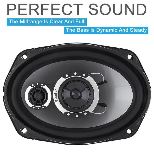 Alt view image 4 of 5 - OGIFOAHC Car Audio TS-G6941R 6x9 Inch 1 Way 1000w Watt Max Car Stereo Speakers - one piece