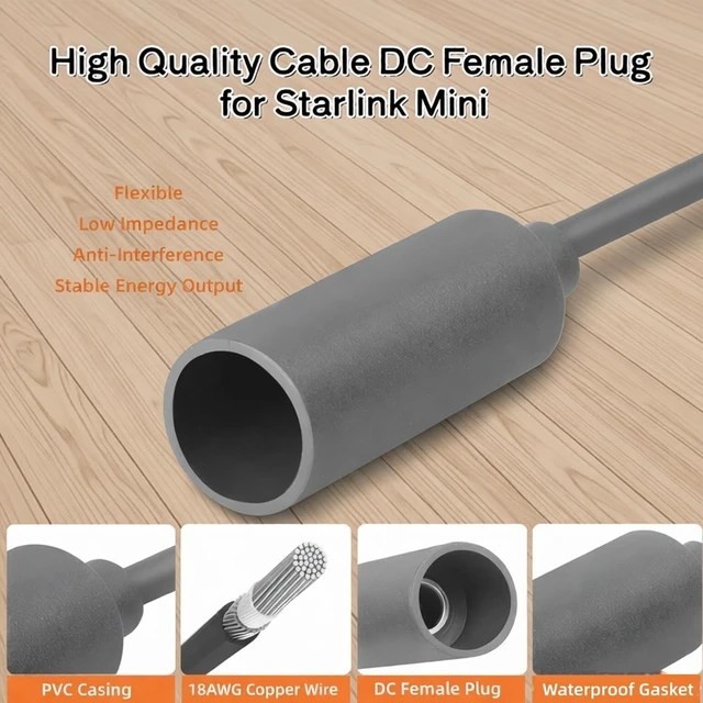 Alt view image 4 of 5 - Starlink Mini 12V DC Adapter, Step-Up Converter 30V/3.5A with Female Out