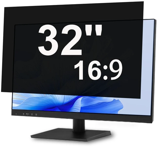 Main image of J J-Dream 32 Inch Computer Monitor Privacy Screen, Anti Glare Filter