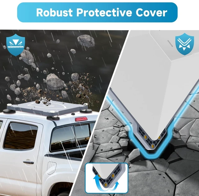 Alt view image 3 of 5 - Starlink Mini Magnetic Mount with Protective Cover 220lb Strong Grip