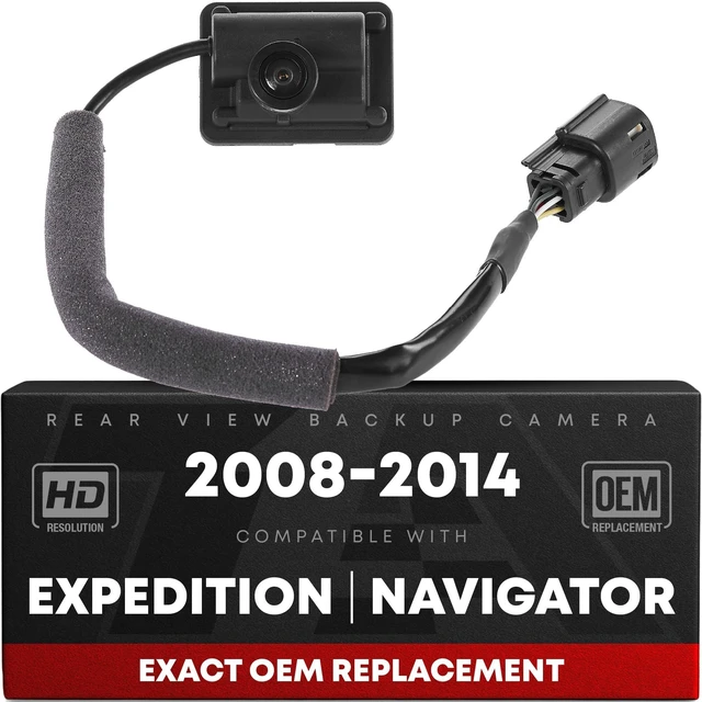 Main image of Rear View Backup Camera, Reverse Park Assist - Compatible with 2008 Ford Expedition, 2008-2014 Lincoln Navigator - OEM 9L7Z19G490B, FO1960137