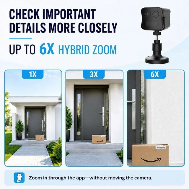 Alt view image 4 of 5 - 4G LTE Cellular Security Camera, 2K Dual Lens No WiFi Security Camera