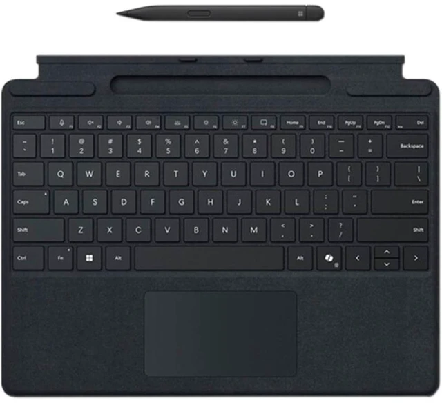Main image of Microsoft Surface Pro 13" Keyboard with Slim Pen Black Keyboard, Black Pen